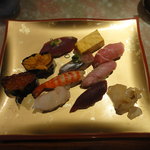 すし喜八 - ランチ　梅　10ヶ　1580円