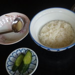 玉山支所前食堂 - ライス（半分）