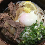 飯野屋 - 温玉肉ぶっかけ 大  650円