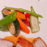 ル・マノアール・ダスティン - ガルニの野菜