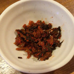 麺通 - 辛子高菜　サービス