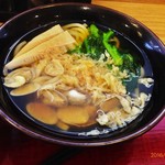 麺家 - 春のたけのことアサリのうどん