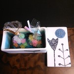 美国観光ハウス - 部屋のお茶菓子はかわいい金平糖。（2016年8月）