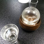 美国観光ハウス - 冷酒で乾杯。（2016年8月）