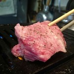 生ホルモン処 おさむちゃん。 - タンステーキ