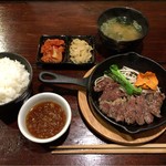 MOW - 2016.8.28  リブロースステーキ定食