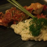 Kayu Manis Cafe & Home Stay - シーフードBBQリゾット添え