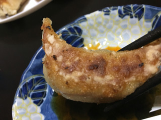 Gyouzahoumaimotosumiyoshiten - カリッカリ餃子に仕上がった