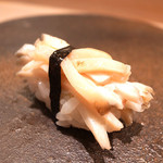 すし処 ひさ田 - 鮑の貝柱