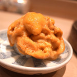 すし処 ひさ田 - 雲丹 長崎の海苔