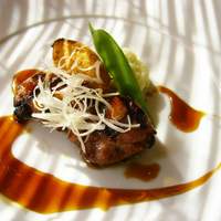 創作会席 嵯峨旅籠屋 - 丹波産地鶏の網焼き　ジャポンソース