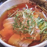 手打ちそば八轟 - 冷麺風冷しうどん(試作品)