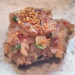 手打ちそば八轟 - 飛び魚なめろう