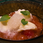 SALONE 2007 - 颯爽：スイカのスープ、小さなホワイトチョコレートのラヴィオリと共に