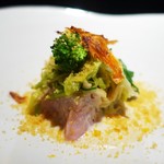 エクアトゥール - 金目鯛の直火焼き