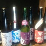 日本酒スタンド YOUMA - ある日のオススメ日本酒