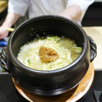 日本料理 晴山 - うるいとじゃこと梅のご飯