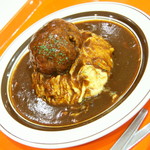 ライオンの卵 - オムライスハンバーグ（９８０円）２０１６年８月