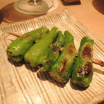 鳥しき - ししとう2016.8