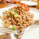 バイヨン - 茄子とひき肉炒め