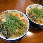 もんど - 蔵出し醤油麺　1.5玉増量麺と通常サイズ　2016.8　