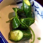 うなぎ専門店 本多 - 付け合せ