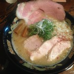 麺屋 Somie's - 2016/08　とりとん（上林鶏ﾄｯﾋﾟﾝｸﾞ）　久しぶりにいただいたら、ますます進化しておりました！