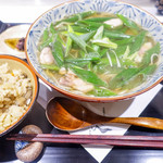 京都鴨そば専門店　浹 - 鴨そばとかやくご飯
