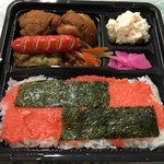 ランチボックス - のりカラアゲメンタイ弁当490円(税込)