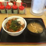 松屋 - ビビン丼 ¥450（ '16.08）