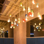 沖縄クラフトビール＆琉球バル ガチマヤ - 琉球グラスをオシャレに活用