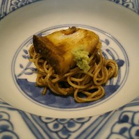 下鴨茶寮 東のはなれ - 蒸し鮑と肝ソーメン