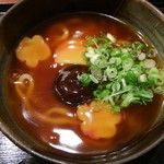おぎ野 - あんかけうどん。夏に食べたら汗だーだー