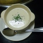 Chuukasoba Yamasa - じゃがいもの冷製スープ。