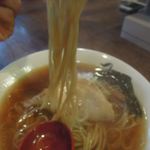 麺や 紡 - 淡成ラーメン中細麺