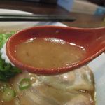 麺や 紡 - 熟成ラーメンスープ