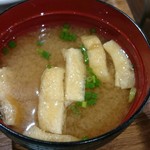 おかず家 バイ リンガーハット - 油揚げと豆腐とネギ