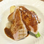 パザパ - メインはお肉にしました。ひなもりポークソテー。柔らかくてとっても美味しかった！