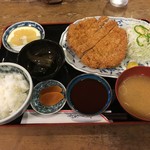 弁慶 - 料理写真:大チキンカツ定食