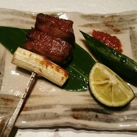 金舌 白金 - 長期熟成タンの白味噌焼き