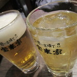 Daini Houraiya - 生ビールとハイボール