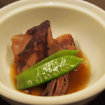 平山旅館 - 夕食:イカ煮つけ
