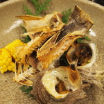 平山旅館 - 夕食:焼き物