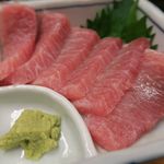 立ち呑み しゅう - 築地市場直送まぐろ刺し、この日はトロ！