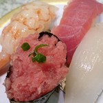 回転鮨 清次郎 - おすすめ4点盛り