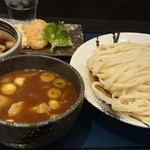 武蔵野うどん 竹國 所沢プロペ店 - 肉汁・カレー汁Wセット