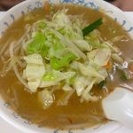 医大レストラン - 味噌ラーメンがちょいピリ辛で野菜たっぷり、正直、旨いです。