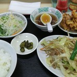 Shourakusen - 日替わりランチ650円 野菜炒め