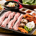 韩式烤猪五花肉套餐 (一人份)