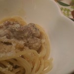 定山溪鶴雅リゾートスパ森の謌 - クリームスパゲティ